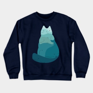 Whale Cat Crewneck Sweatshirt